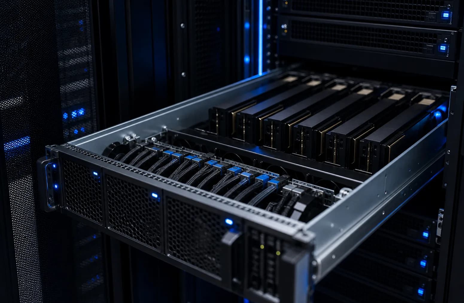 Phần cứng GPU server chuẩn bị cho workload AI